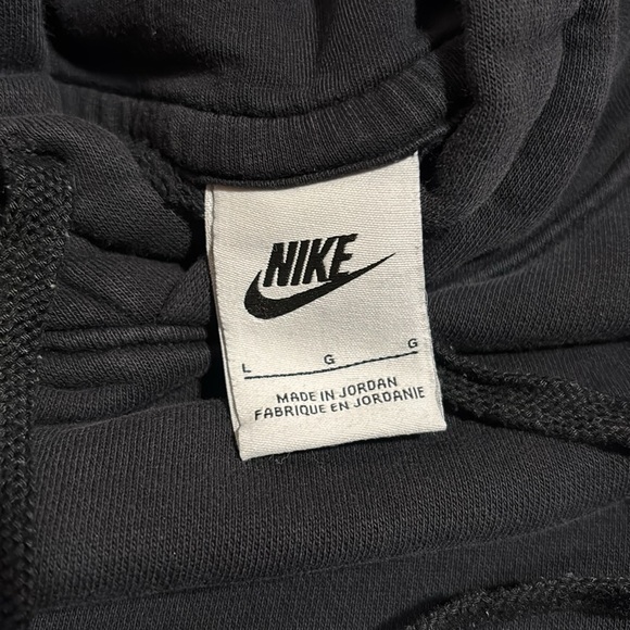 Men’s Large Nike Sportswear Club Fleece pullover hoodie- black - Picture 3 of 4